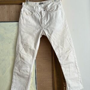 Acne Men's Slim White Jeans